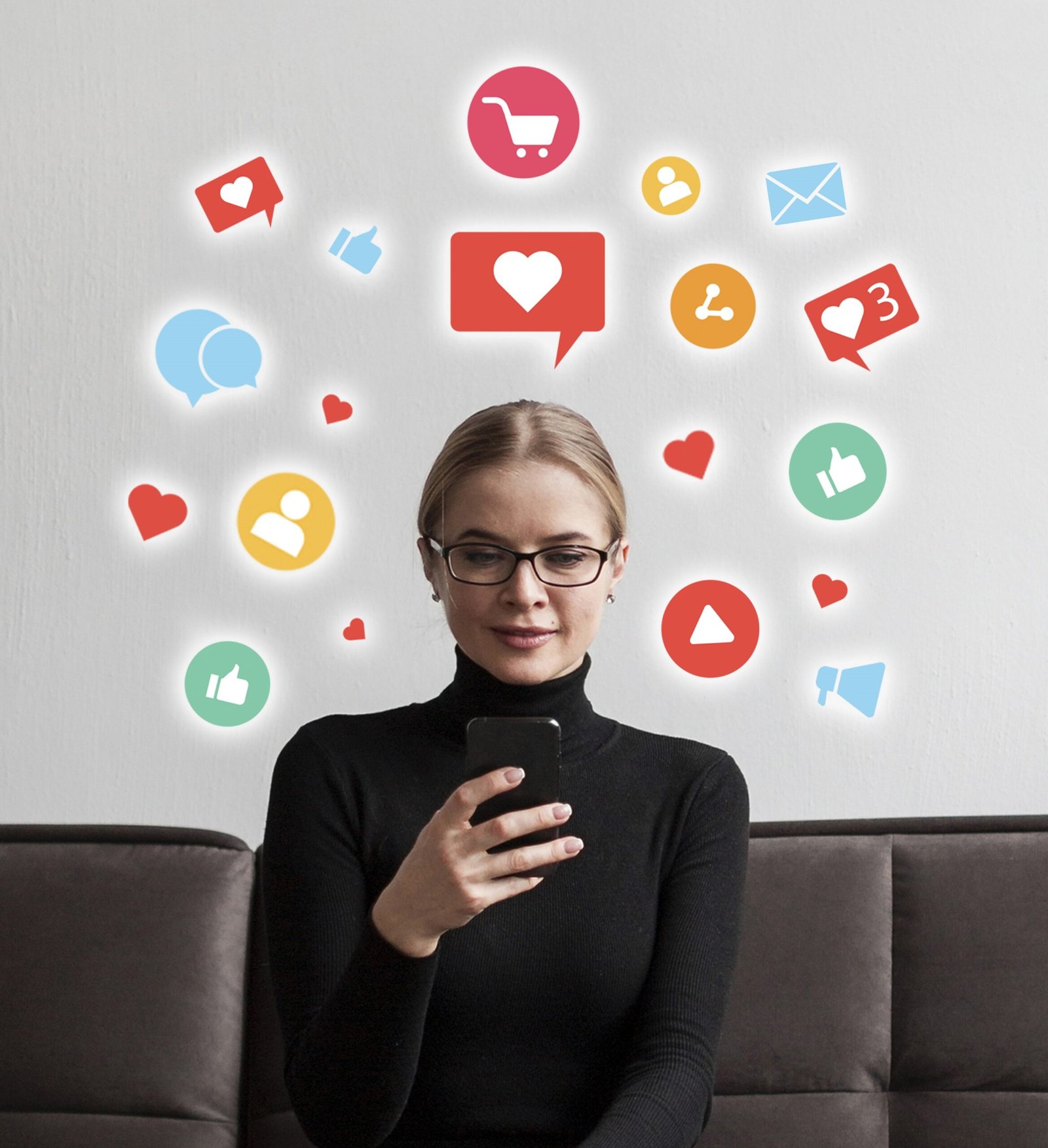 The digital icons poster at the best digital marketing course Institute in Noida